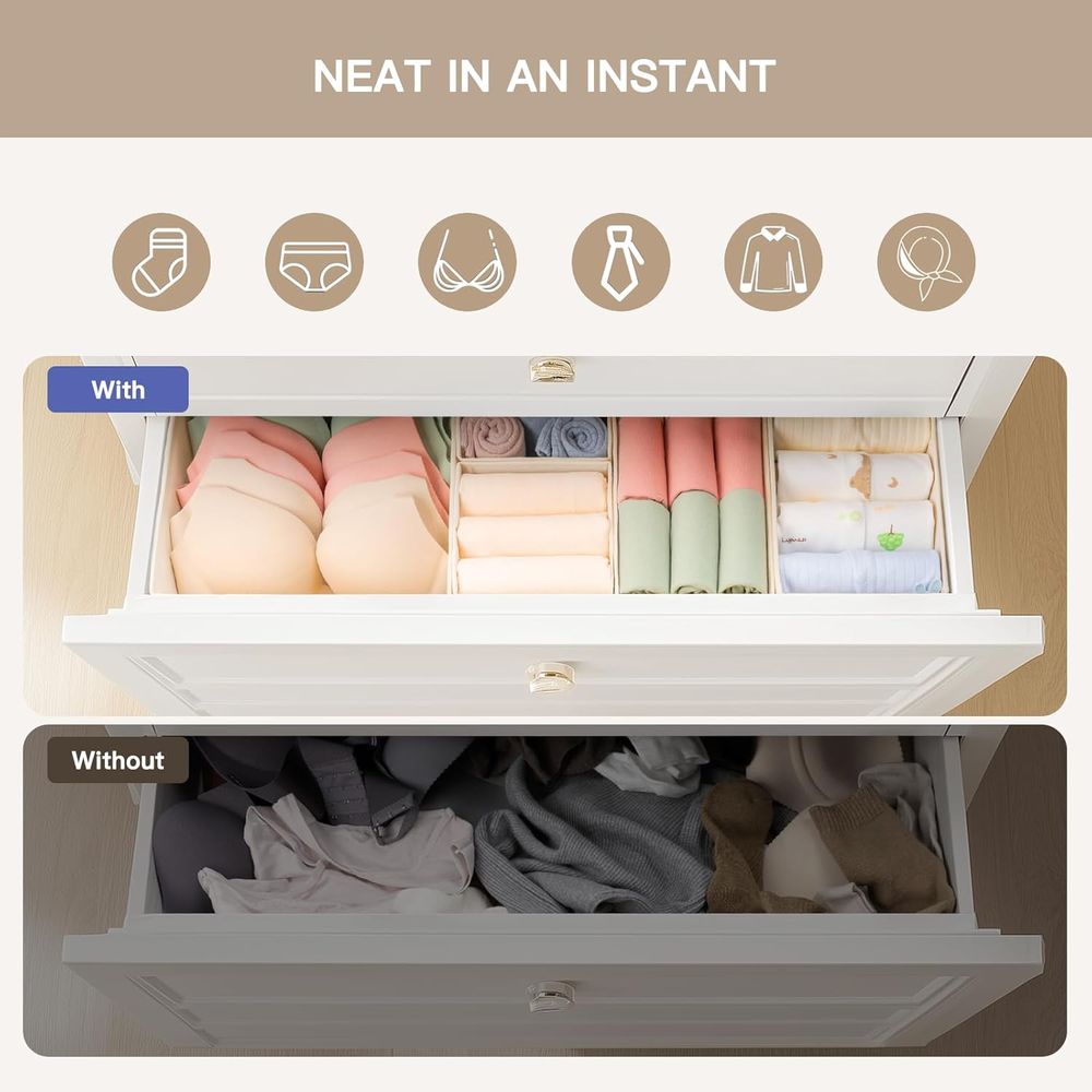10 Pack Drawer Organizer for B - đánh giá và giá Baby Nursery Closet Organization