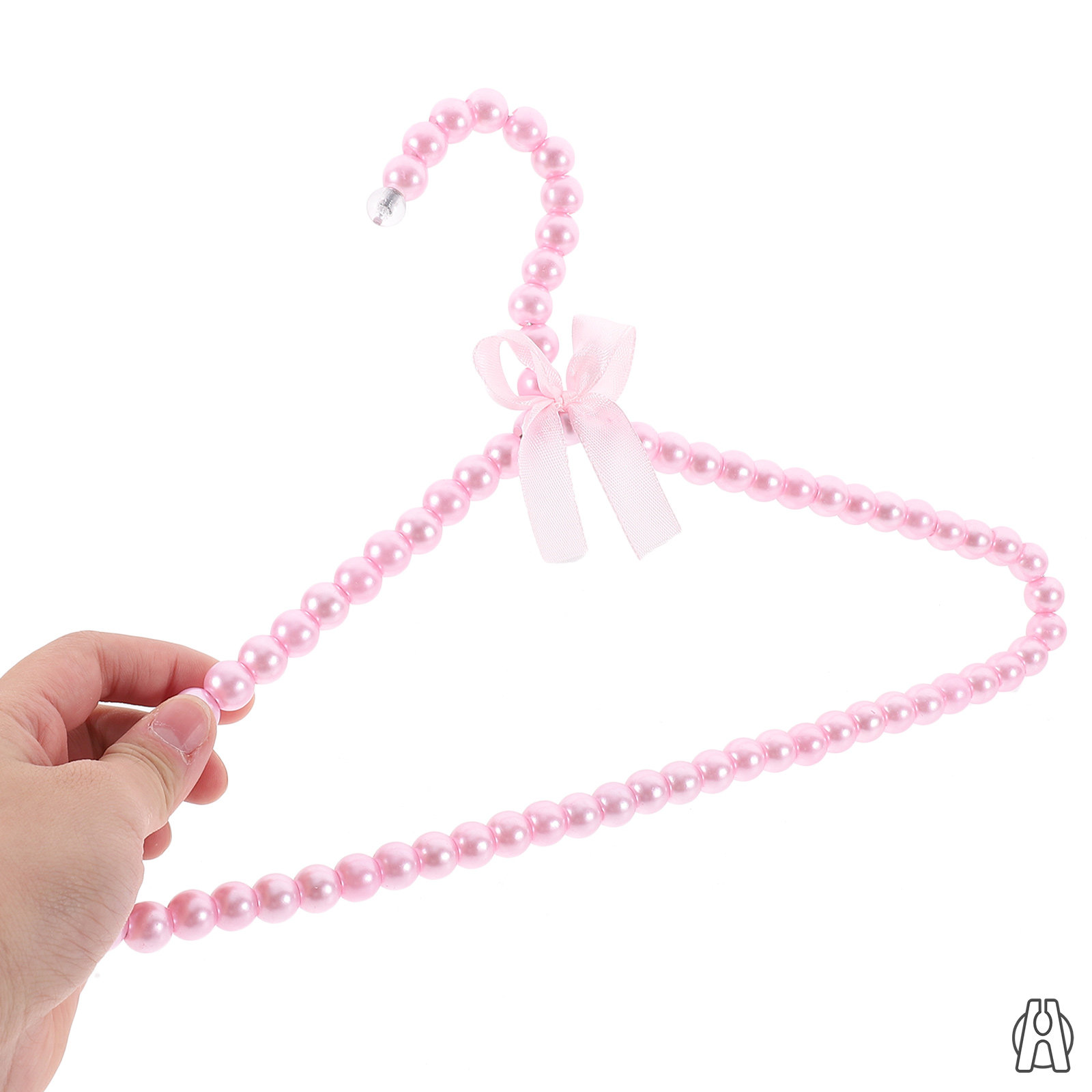 2Pcs Pearl Beaded Mini Hangers - đánh giá và giá Baby Nursery Closet Organization